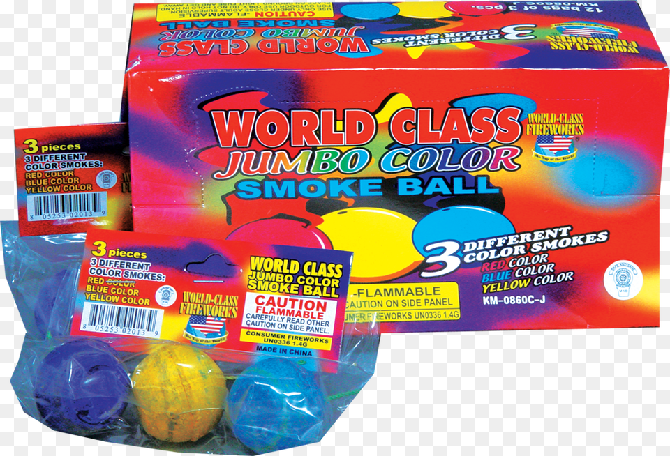 World Class Jumbo Color Smoke Ball, Food, Sweets Png