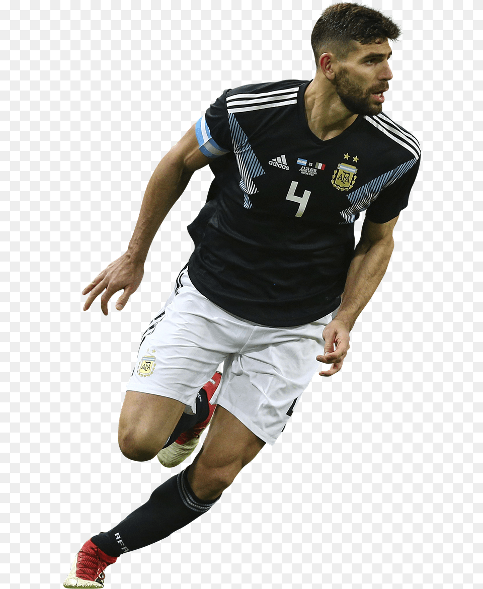 World Cup 2018 Argentina Russia Computers Buenos Federico Fazio, Shorts, Shirt, Clothing, Person Free Transparent Png