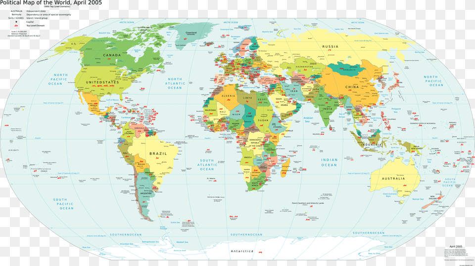 World Domain Extensions Map World Map 2019 Countries, Chart, Plot, Atlas, Diagram Free Png Download
