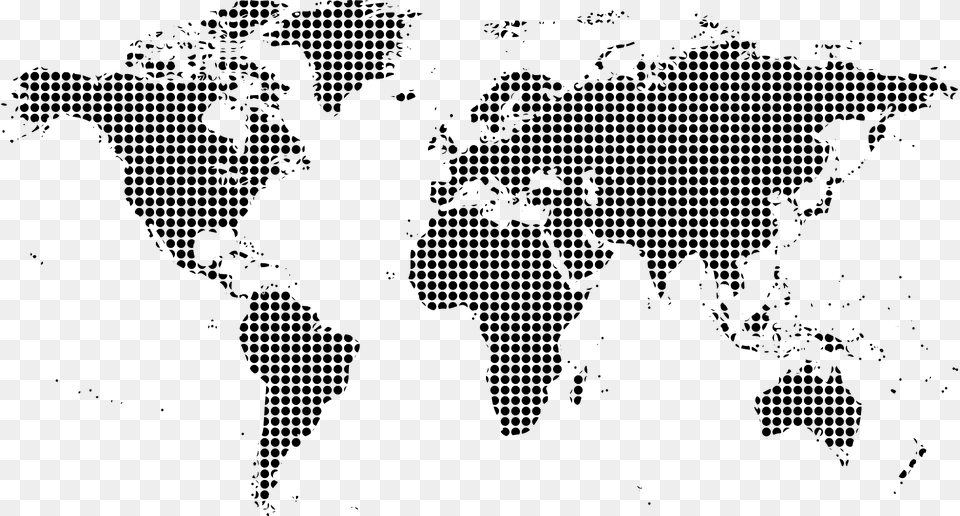 World Dotted Clipart, Chart, Map, Plot, Atlas Free Transparent Png
