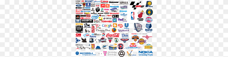 World Famous Brand Logos, Logo, Scoreboard, Sticker Free Transparent Png
