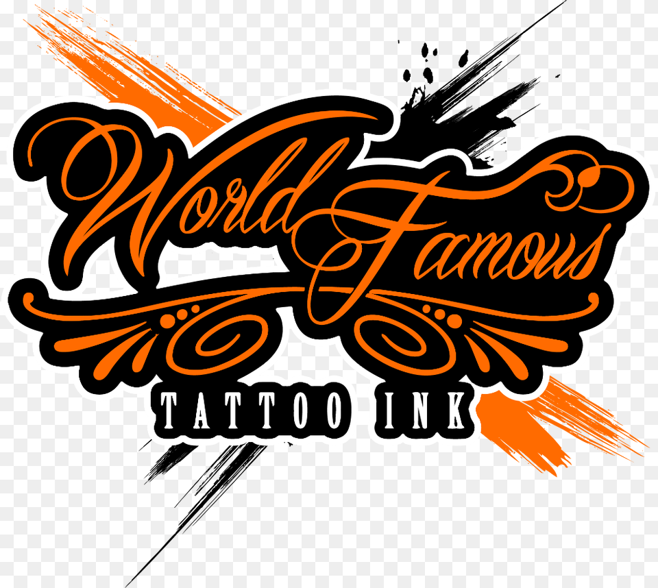 World Famous Tattoo Logo, Dynamite, Weapon, Calligraphy, Handwriting Free Png Download