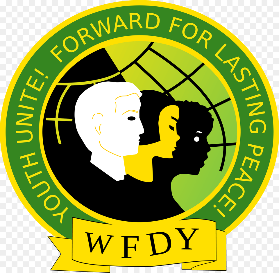 World Federation Of Democratic Youth Icons, Logo, Head, Face, Person Png Image