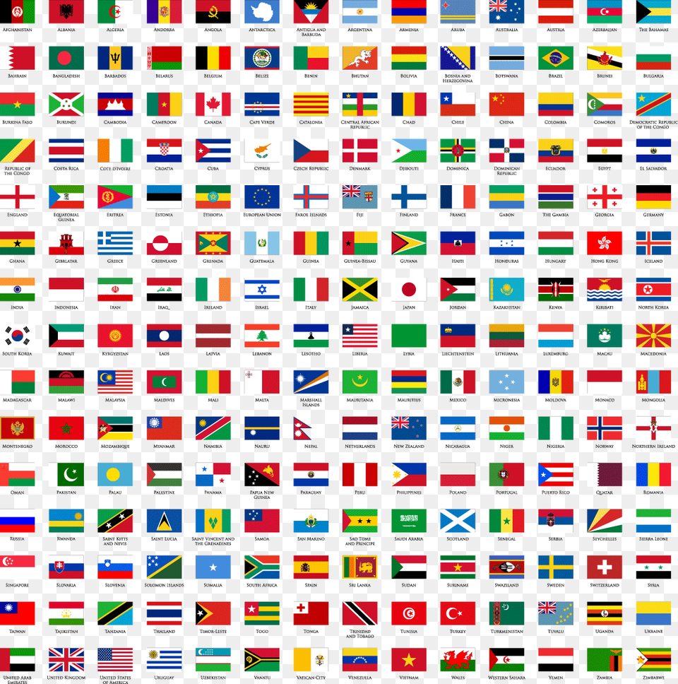 World Flags Flag United Nations Countries, Computer, Electronics, Pc Free Png Download