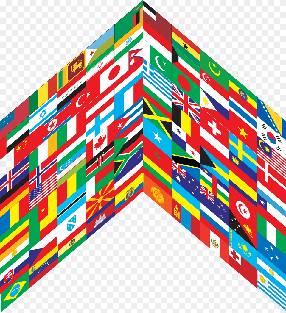 World Flags Perspective Icons, Art, Graphics, Modern Art, Triangle Free Transparent Png
