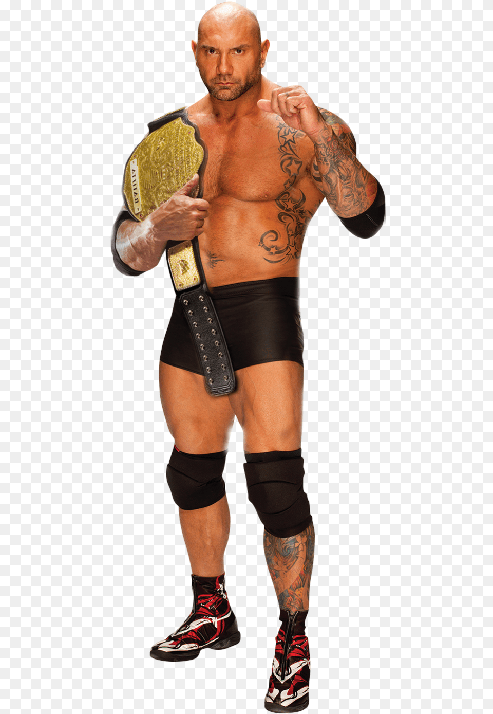 World Heavyweight Champion Batista Batista Wwe World Heavyweight Championship, Tattoo, Skin, Clothing, Shoe Png