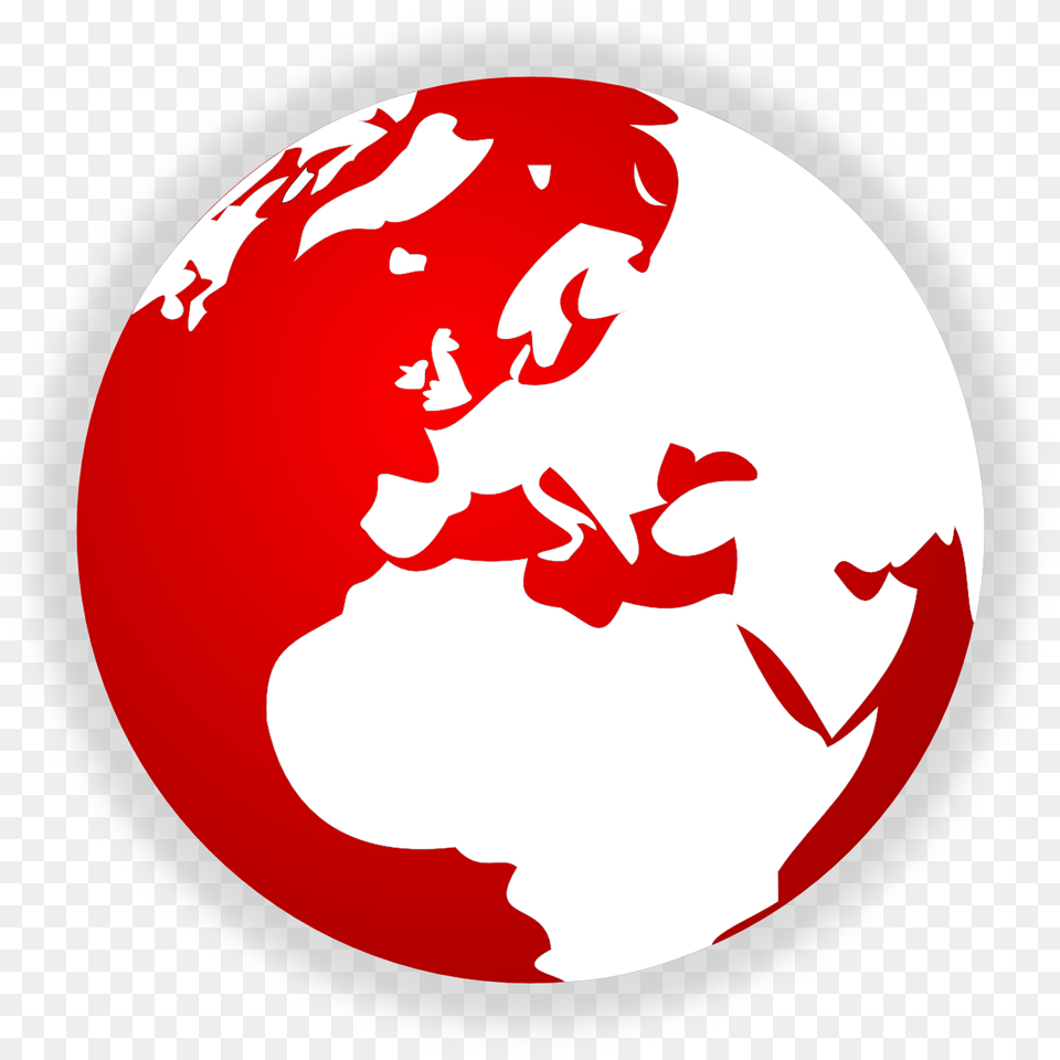 World Images At Clker Com Vector Red World Logo, Astronomy, Outer Space, Planet, Globe Free Png