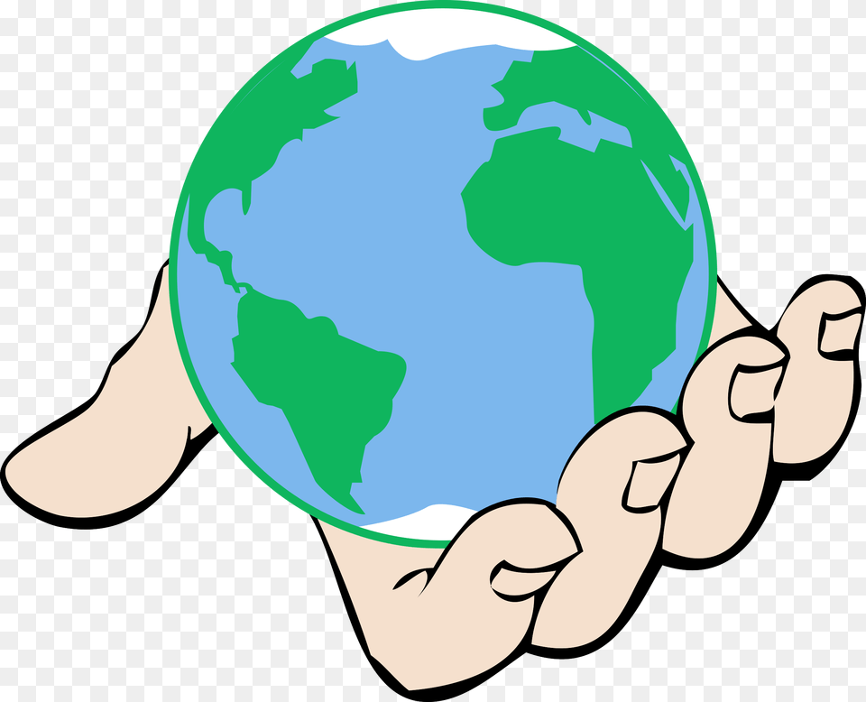 World In Hands Clip Art, Astronomy, Outer Space, Planet, Globe Png Image