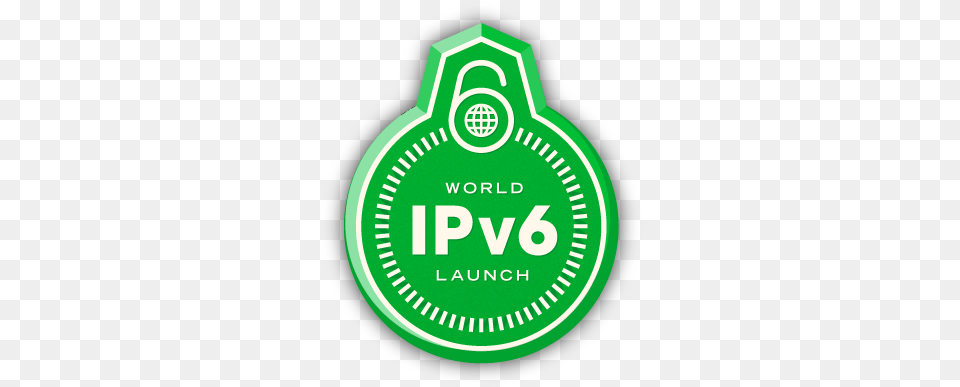 World Ipv6 Launch Ipv6 Logo, Badge, Symbol, Green, Dynamite Png