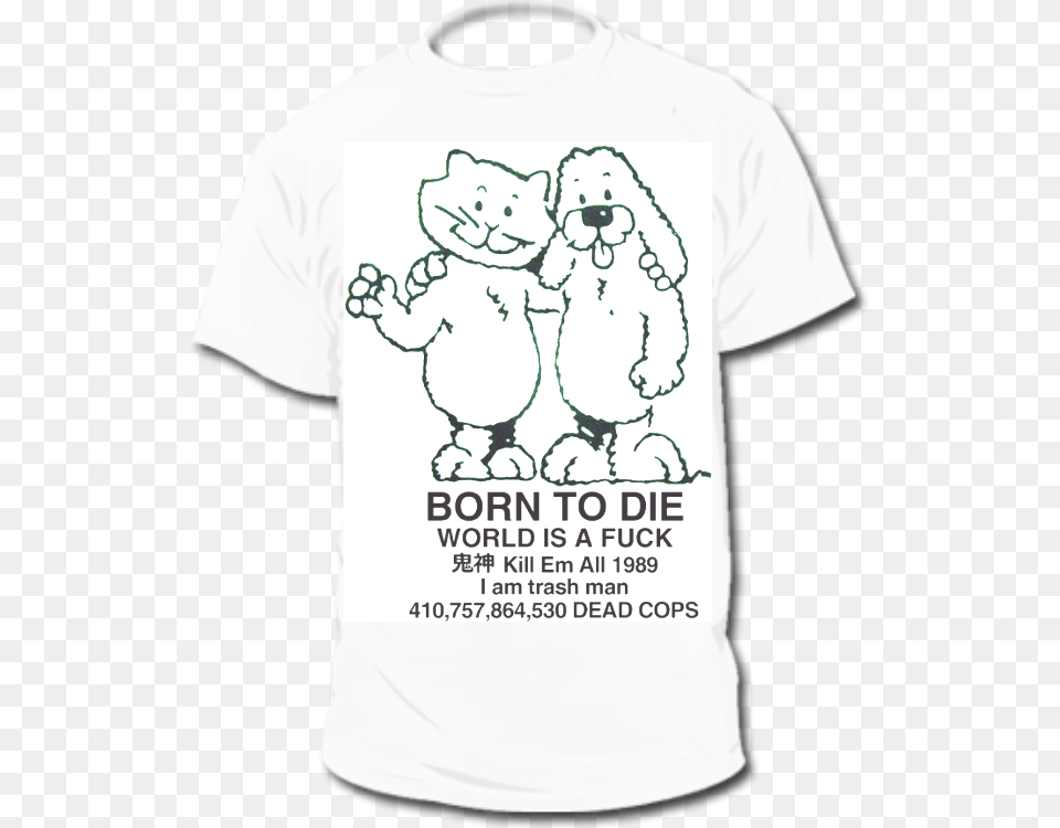 World Is A Fuck Dead Cops, Clothing, T-shirt, Shirt, Baby Free Transparent Png