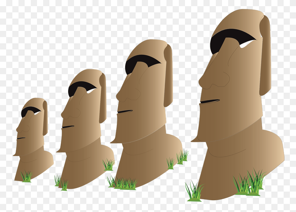 World Landmarks Icons Easter Island Clipart, Adult, Female, Person, Woman Free Transparent Png