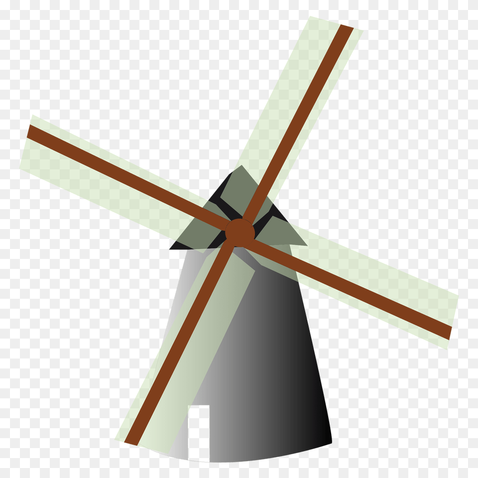 World Landmarks Icons Holland Windmill Clipart, Outdoors, Cross, Symbol, Machine Png