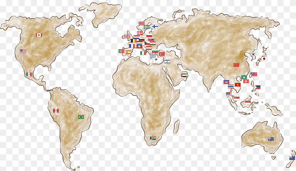 World Map, Nature, Plot, Land, Outdoors Png Image