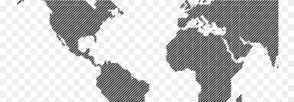 World Map, Gray Free Png Download