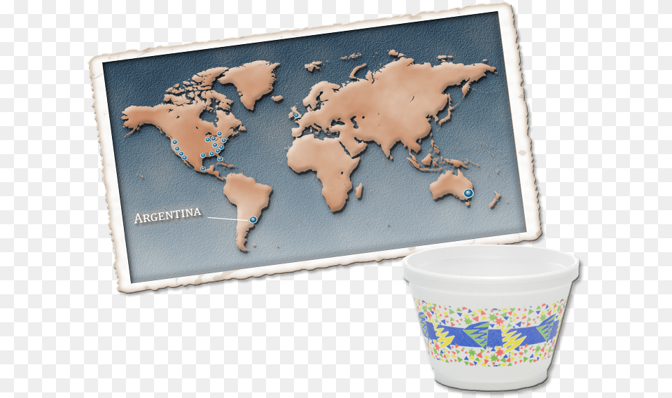 World Map, Chart, Plot, Atlas, Cup Free Transparent Png