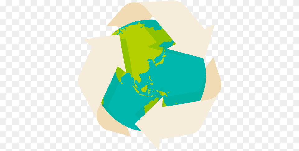 World Map, Recycling Symbol, Symbol Free Png Download