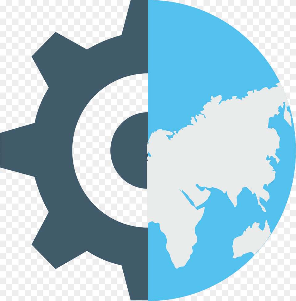 World Map Banner, Machine, Gear Png