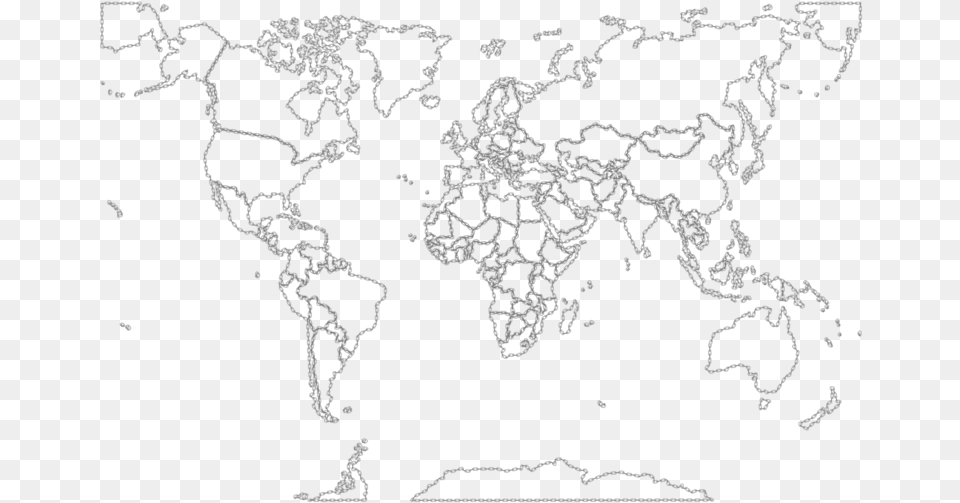 World Map Black And White Color, Outdoors, Nature, Person, Snow Free Png