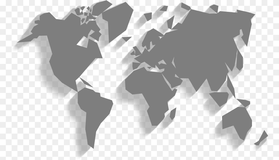 World Map Collared Lizard Distribution Map, Gray, Text Png