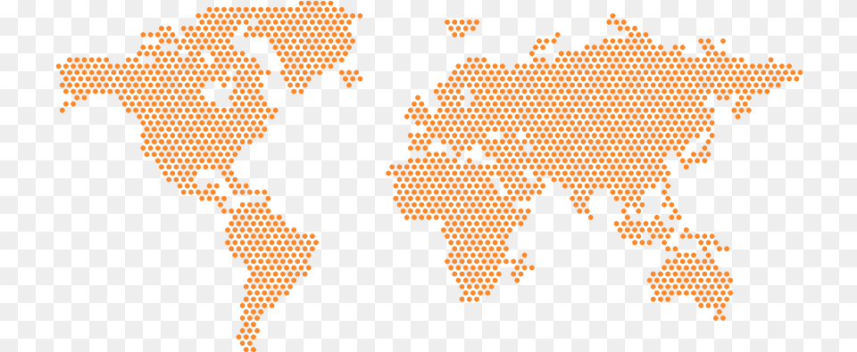World Map Dotted, Pattern Free Png