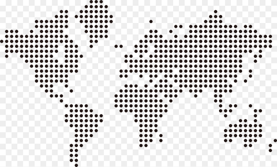 World Map Dotted Transprent World Map Dot Vector, Pattern, Text Png Image