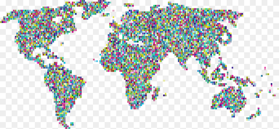 World Map Globe Road Map World Map Mosaic, Chart, Plot, Person, Atlas Free Transparent Png