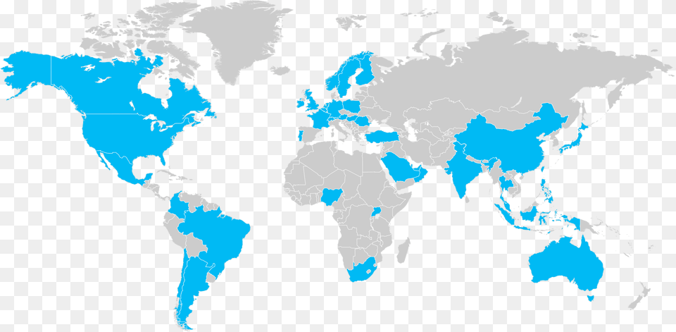 World Map Grey World Map, Chart, Plot, Atlas, Diagram Png Image