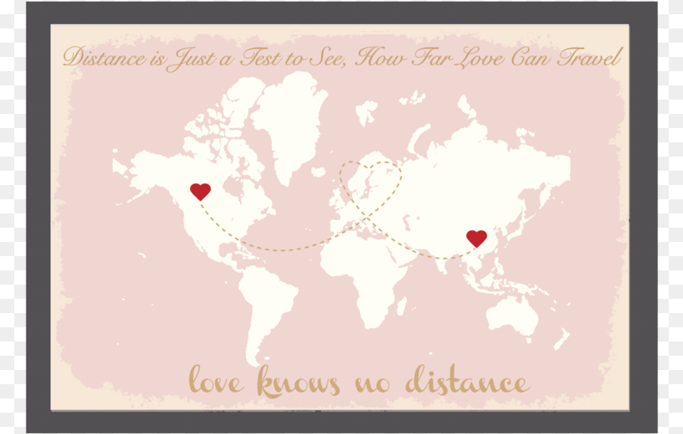 World Map Guestbook Pink And Gold World Map, Chart, Plot, White Board Png