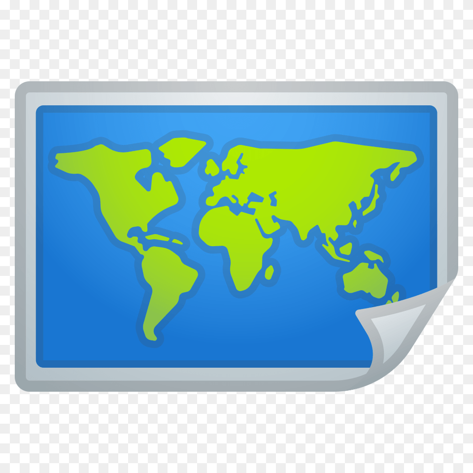 World Map Icon Noto Emoji Travel Places Iconset Google, Land, Nature, Outdoors, Chart Free Transparent Png