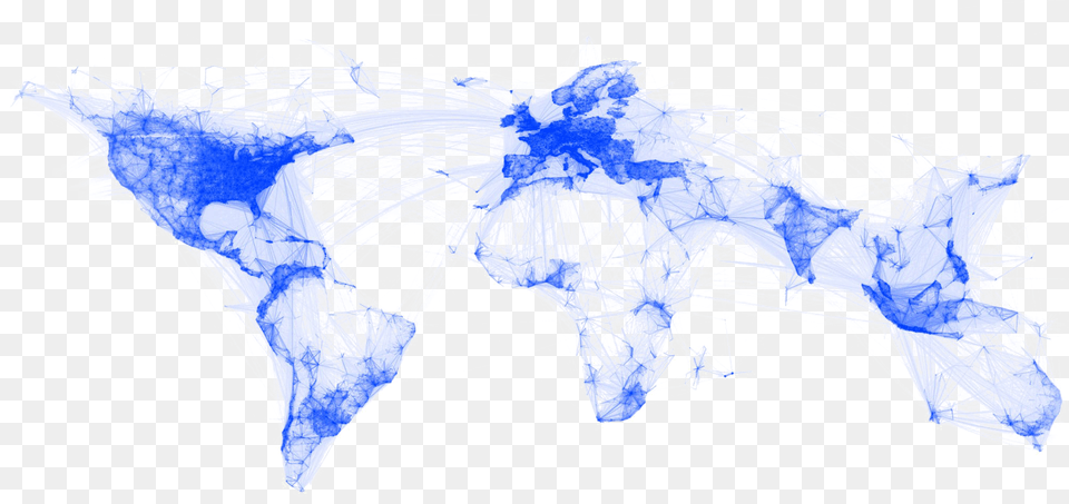 World Map Facebook Friendship Map, Accessories, Art, Chart, Plot Png Image