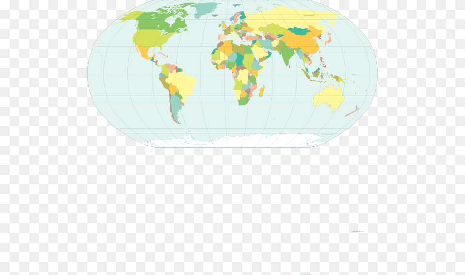 World Map In Colors, Chart, Plot, Atlas, Diagram Png Image