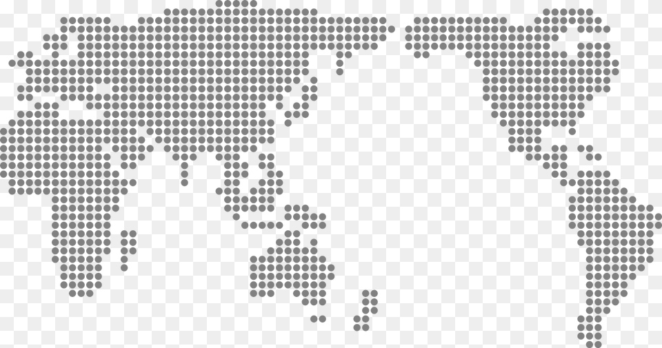 World Map Made Of Dots Clipart, Nature, Outdoors, Pattern, Snow Free Png Download