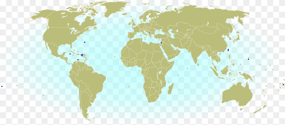 World Map Marking Dependent Territories And Partially World Map, Chart, Plot, Astronomy, Outer Space Free Png