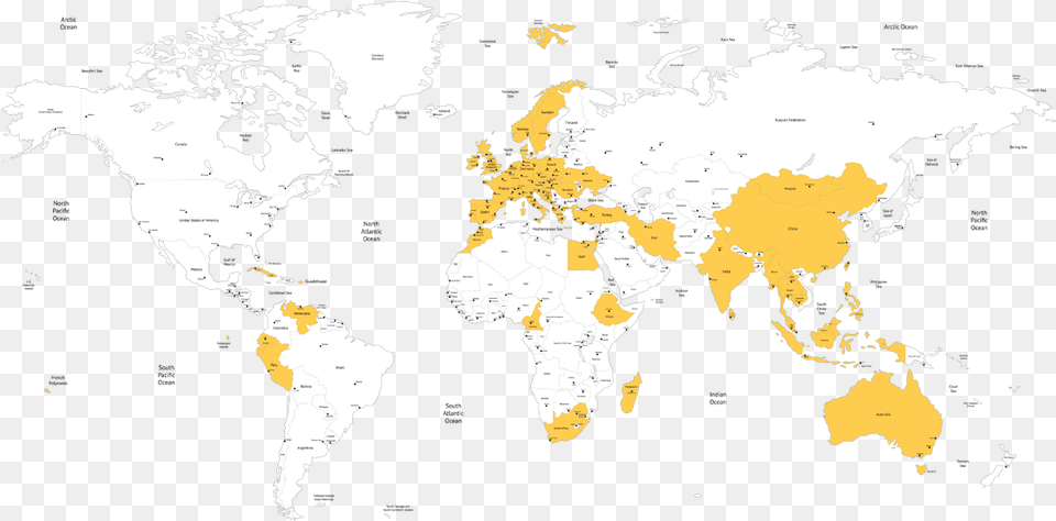 World Map Negative, Chart, Plot, Atlas, Diagram Free Png Download