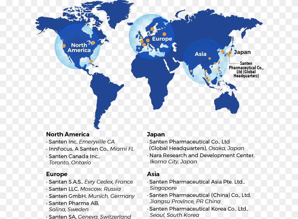 World Map Showing Global Ophthalmic Operations In Over World Map Clipart, Chart, Plot, Astronomy, Outer Space Free Transparent Png