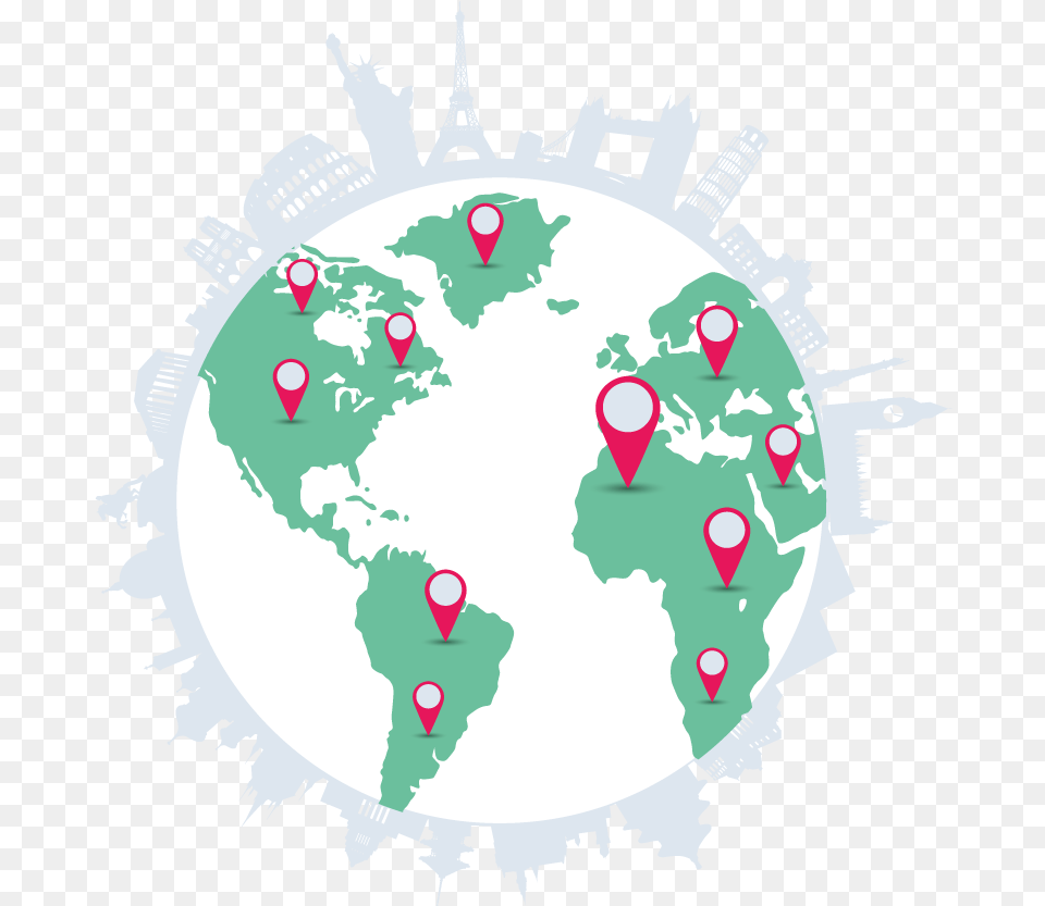 World Map Simpel, Chart, Plot, Face, Head Free Png