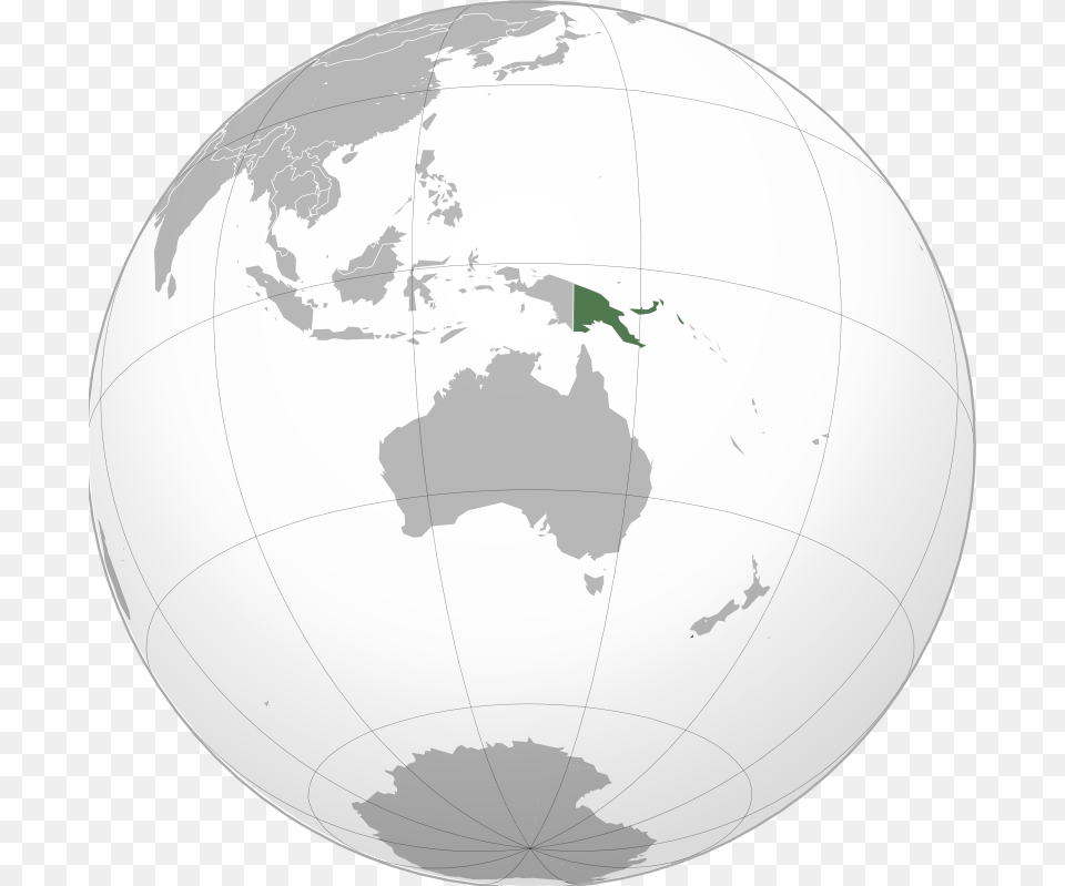 World Map With Highlighted Australia And New Zealand On Globe, Astronomy, Outer Space, Planet, Sphere Free Transparent Png