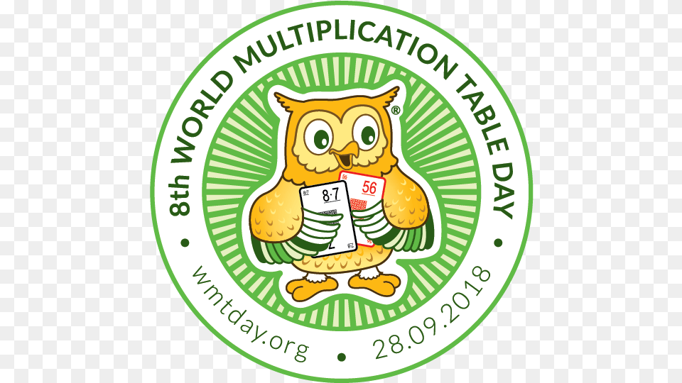 World Multiplication Table Day, Sticker, Logo, Animal, Bird Png Image