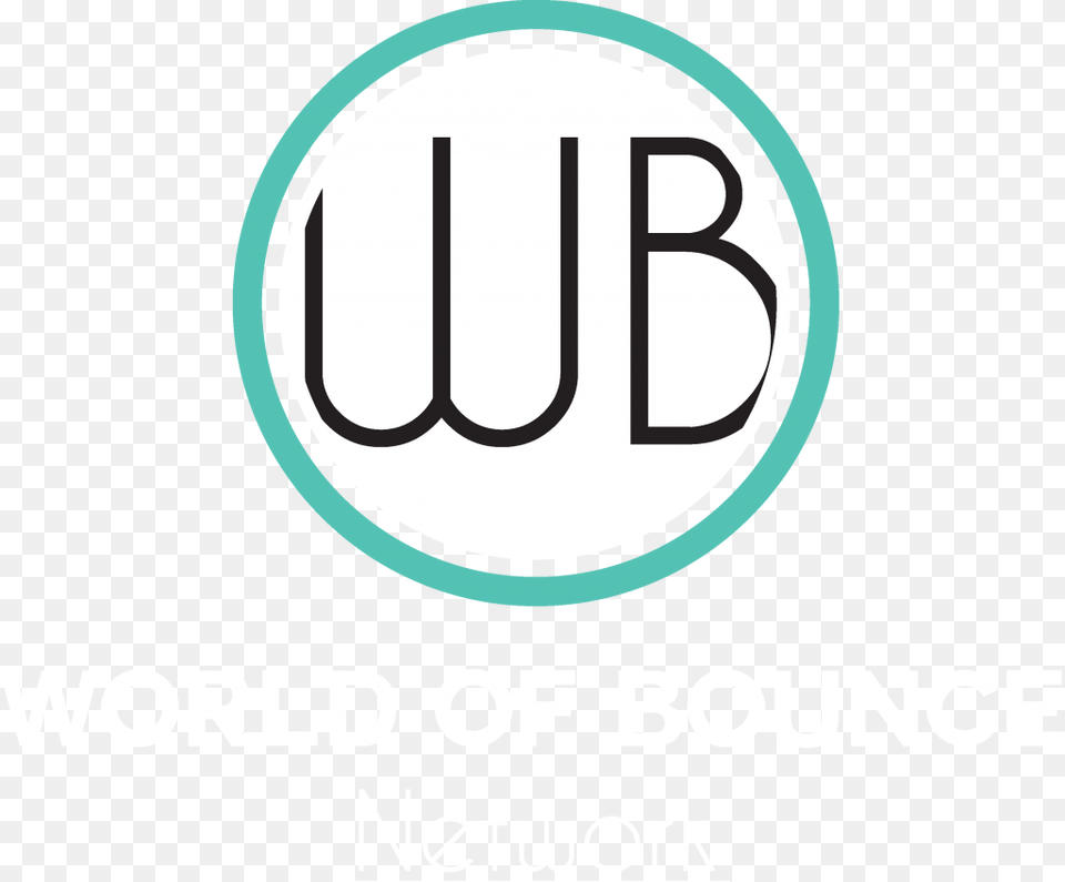 World Of Bounce Logo White Circle Free Png