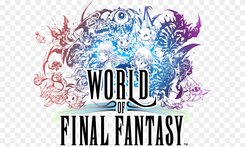 World Of Final Fantasy World Of Final Fantasy Original Soundtrack, Art, Graphics, Publication, Advertisement Free Transparent Png
