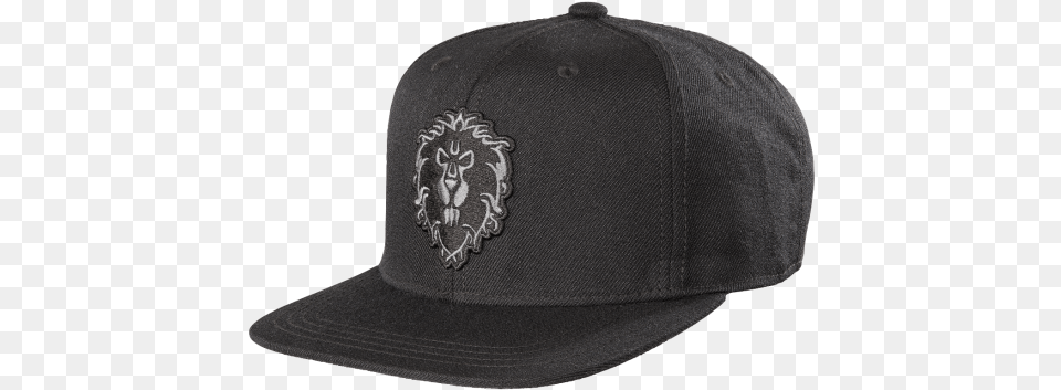 World Of Warcraft Alliance Blackout Snapback Hat Blizzard For Baseball, Baseball Cap, Cap, Clothing Png