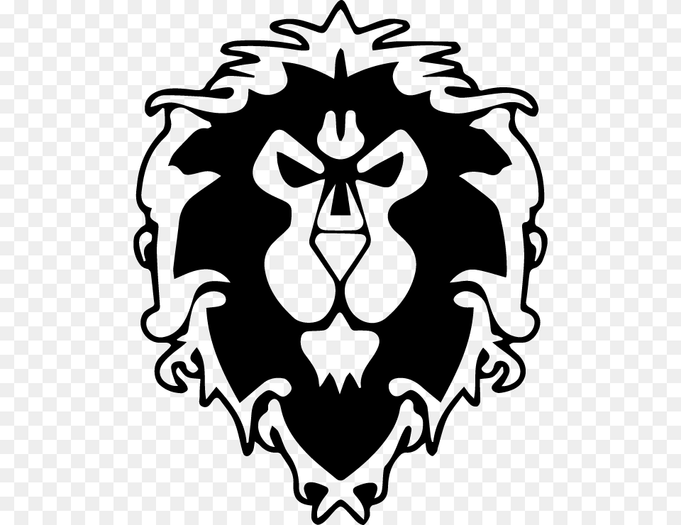 World Of Warcraft Alliance Vector, Stencil, Emblem, Symbol, Baby Png Image