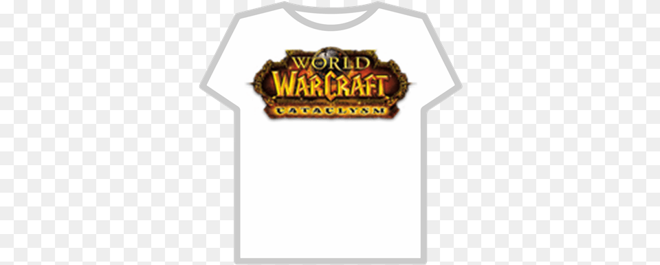 World Of Warcraft Cata Logo Roblox World Of Warcraft Cataclysm, Clothing, T-shirt Free Transparent Png