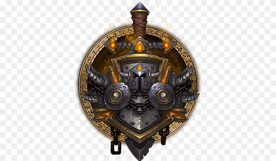 World Of Warcraft Clipart World Of Warcraft Warrior Symbol, Armor, Shield, Chandelier, Lamp Png Image