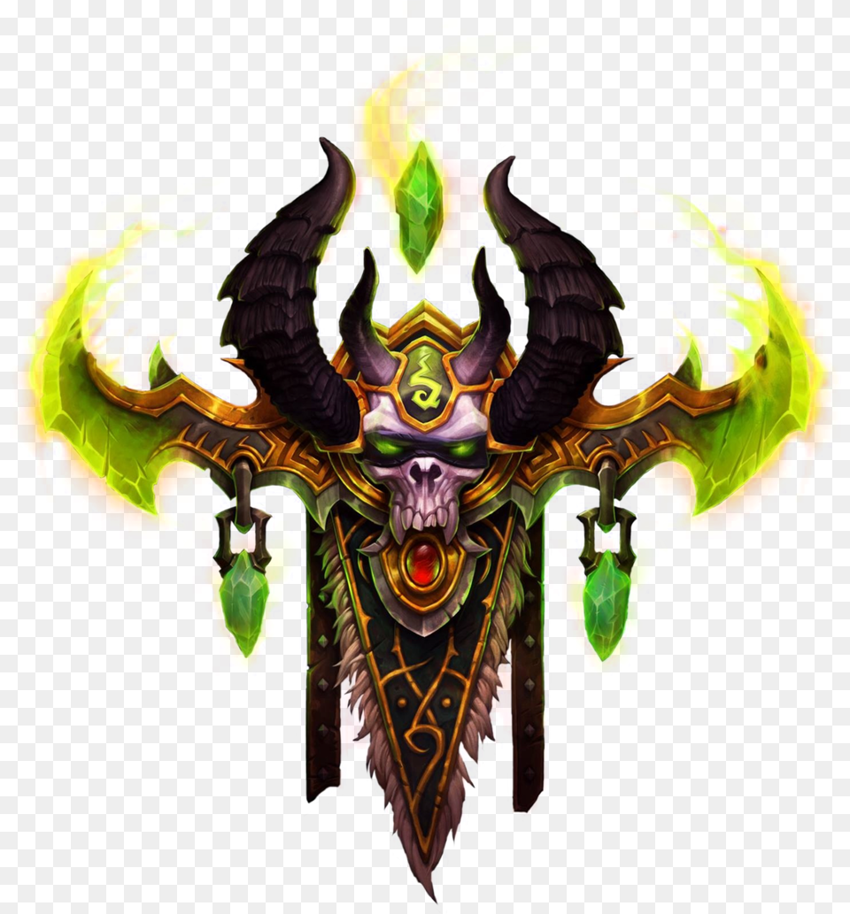 World Of Warcraft Demon Hunter Logo, Pattern, Accessories Free Transparent Png