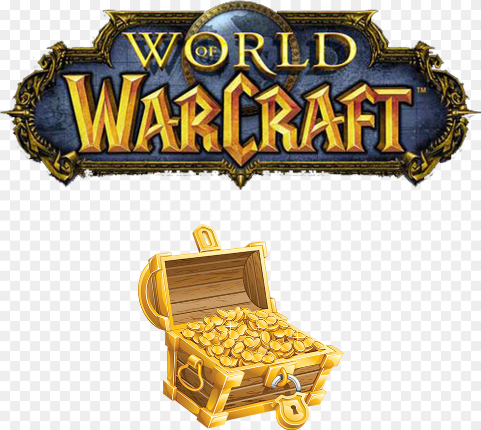 World Of Warcraft Gold World Of Warcraft Logo, Treasure, Bulldozer, Machine Png