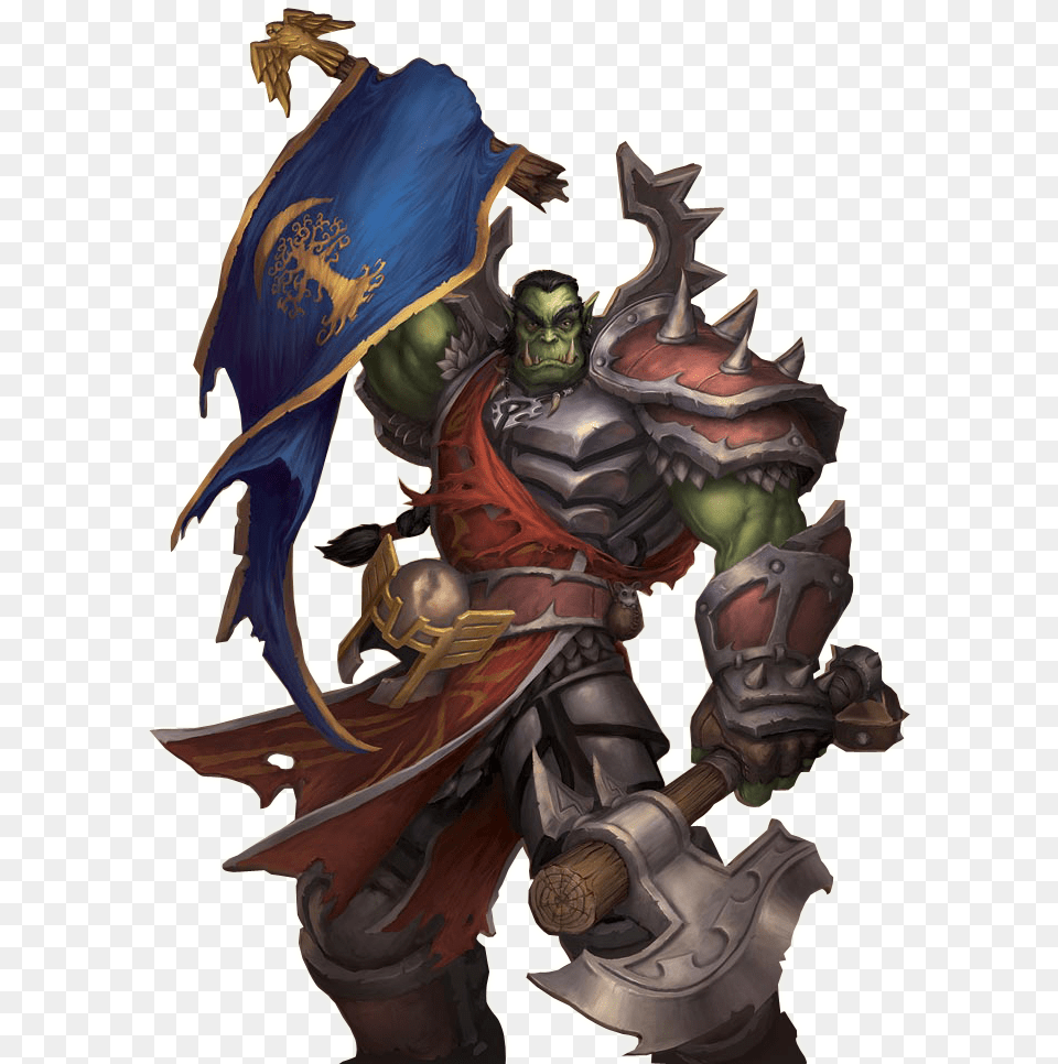 World Of Warcraft Orc Render, Knight, Person, Armor, Face Png Image