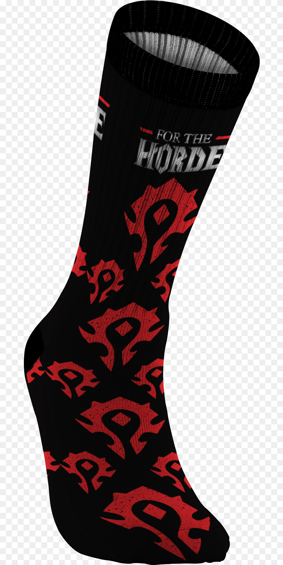 World Of Warcraft Quotfor The Horde Sock, Clothing, Hosiery, Adult, Female Png