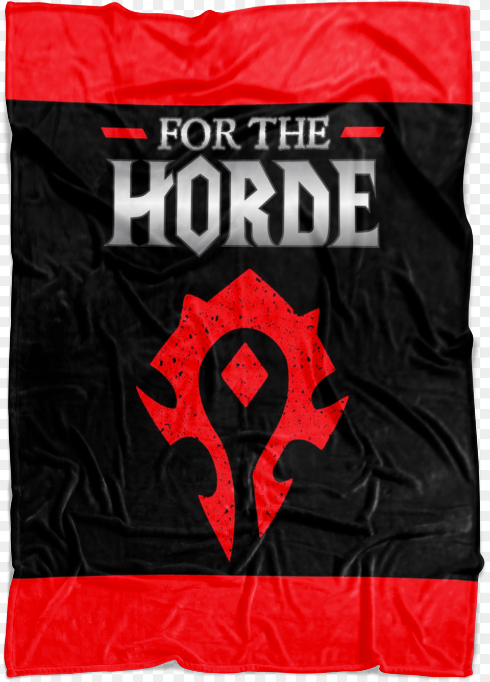 World Of Warcraft Quotfor The Hordequot Fleece Blanket Horde, Bag, Weapon, Adult, Male Free Png Download