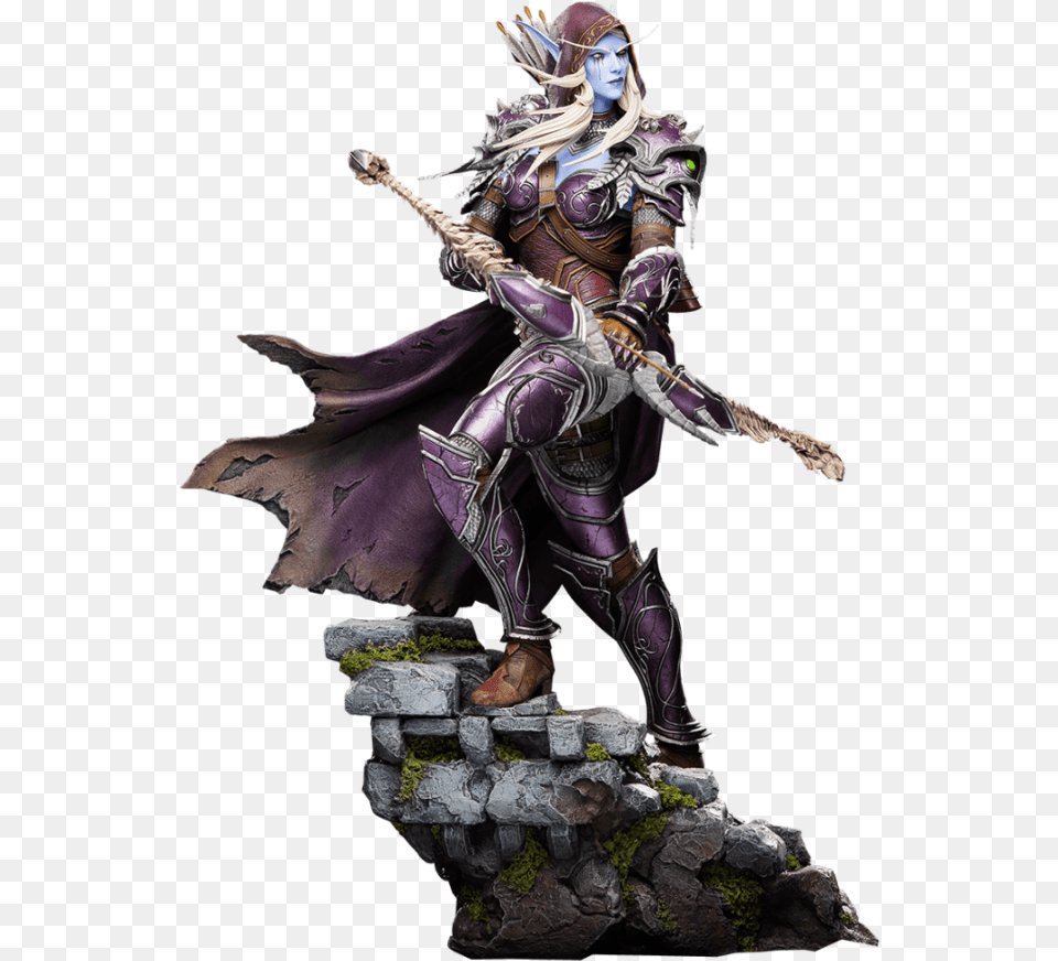 World Of Warcraft Sylvanas Statue 360 View Sylvanas Statue, Adult, Female, Person, Woman Free Png Download